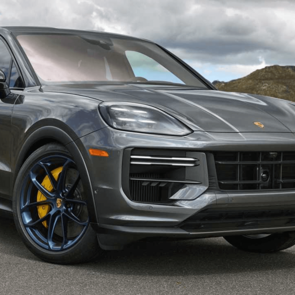 Windshield protection film on a porsche cayenne